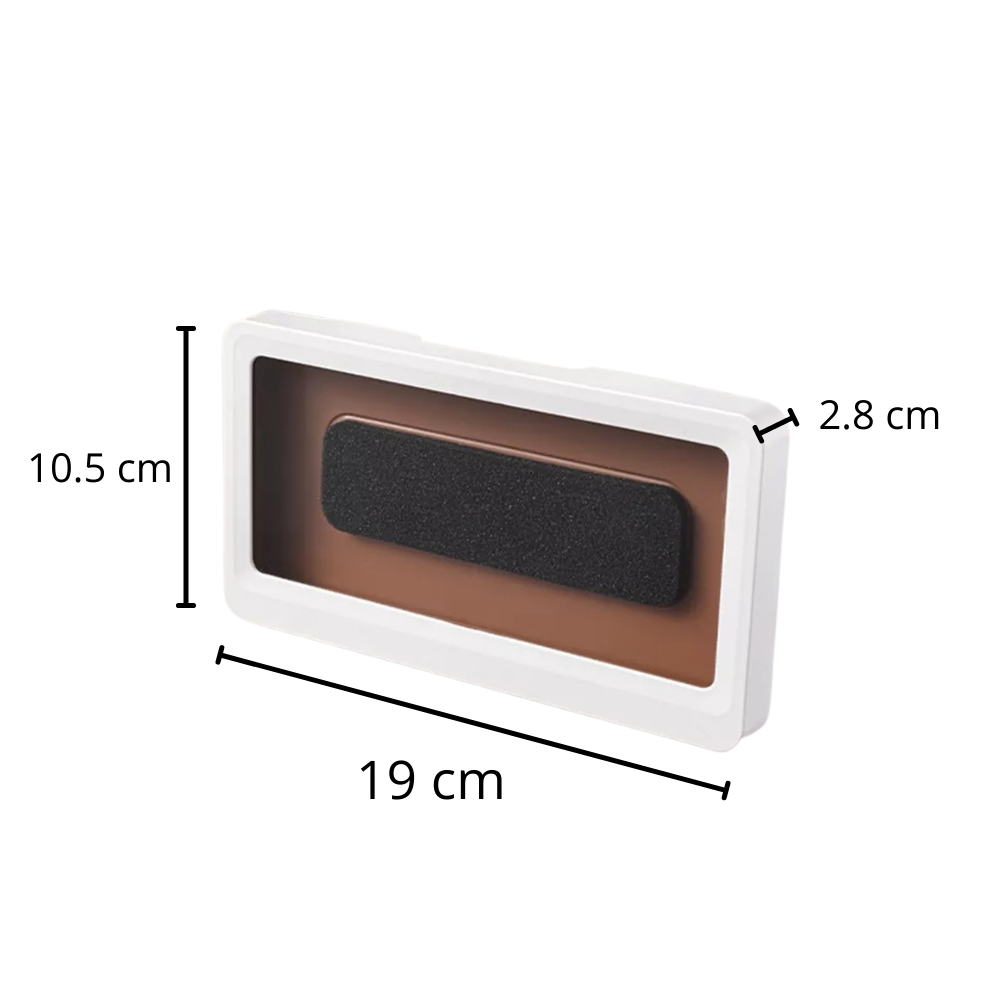 Vandtæt telefonholder med cover til vægmontering under bruser - Ozerty