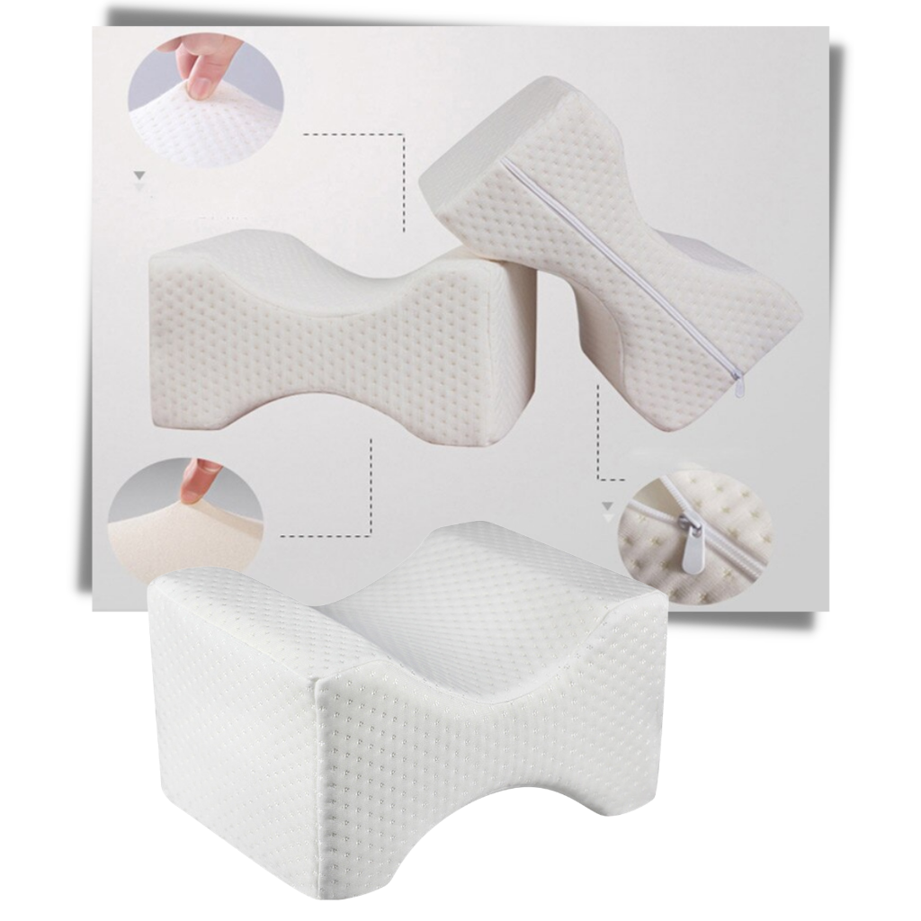 Side sleeper knæ og bens memory foam pude - Ozerty