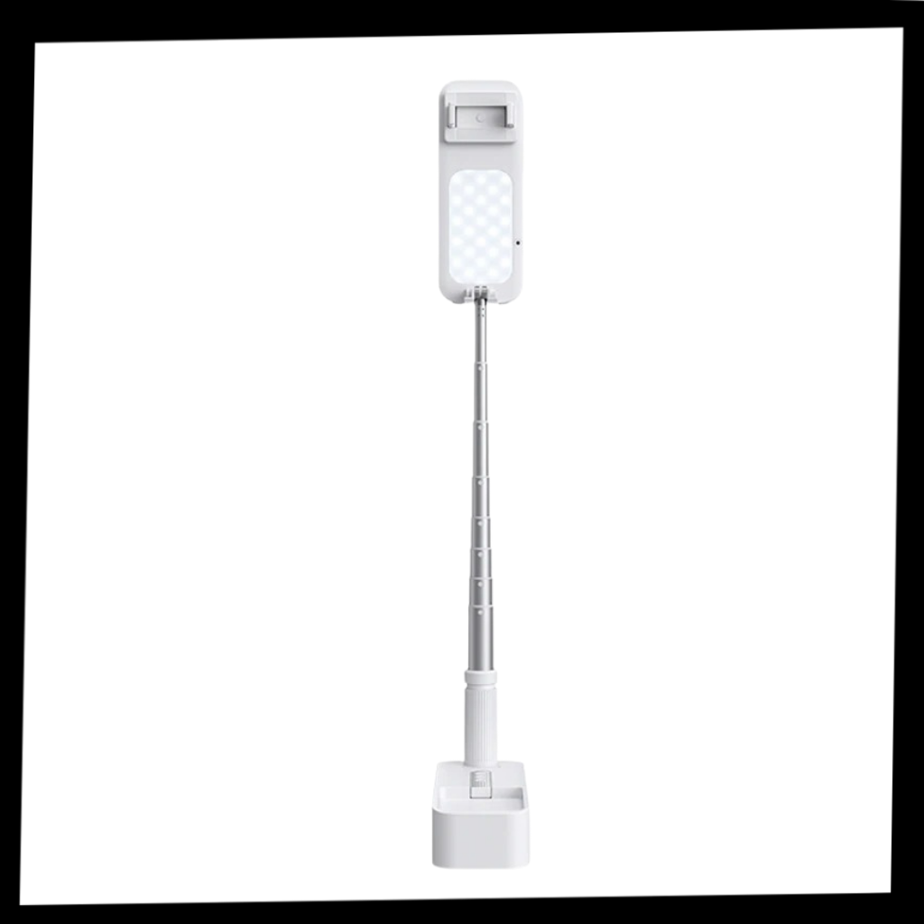 Smartphoneholder med integreret bluetooth-lys kit - Ozerty