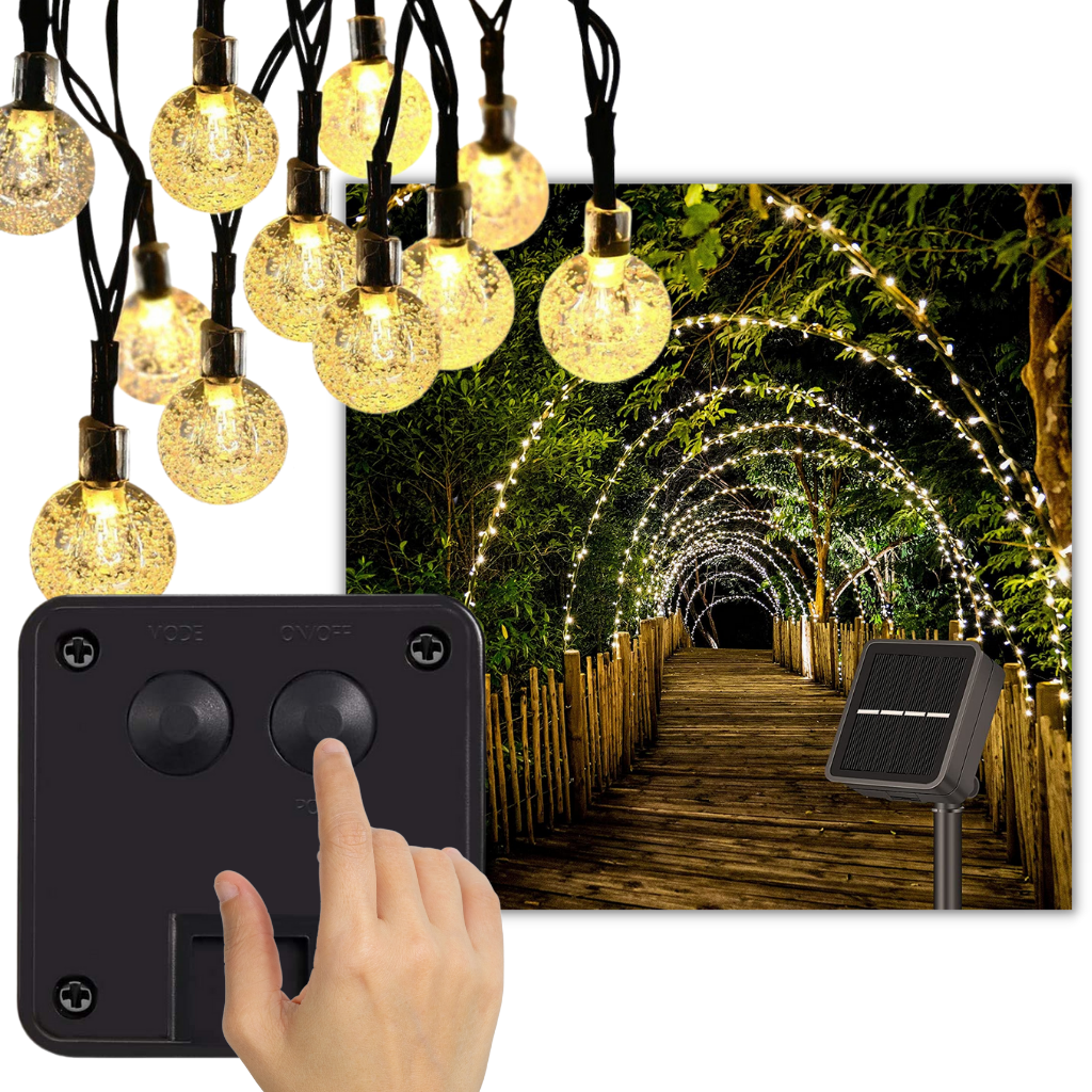 Solcelle guirlande lys - Ozerty