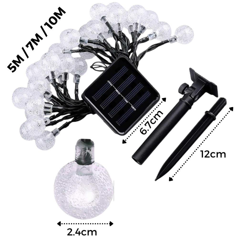 Solcelle guirlande lys - Ozerty