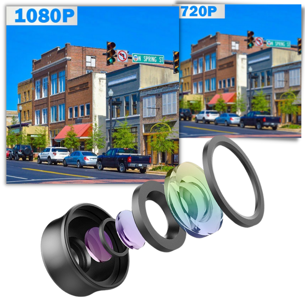 Solcelledrevet overvågningskamera - Ozerty