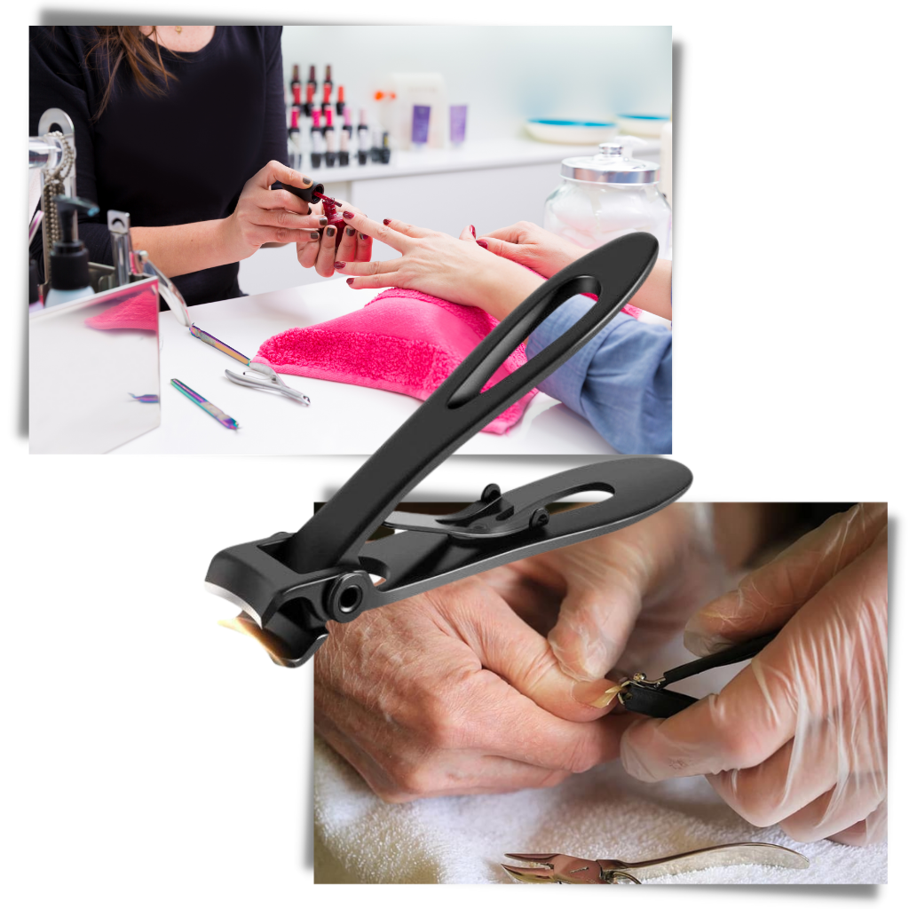 Negleklipper med bred kæbe i rustfrit stål - Ozerty