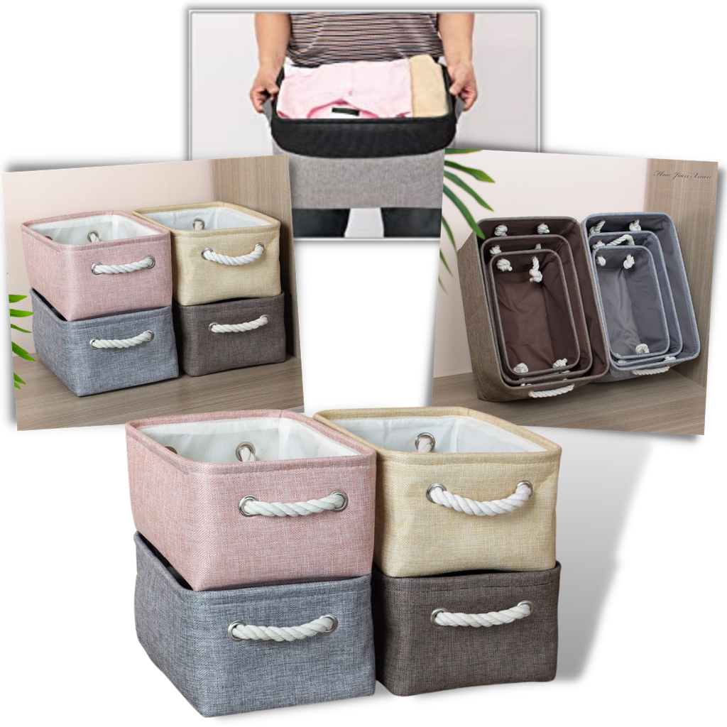 Stilfuld Linnedkurv med Rebhåndtag - Ozerty