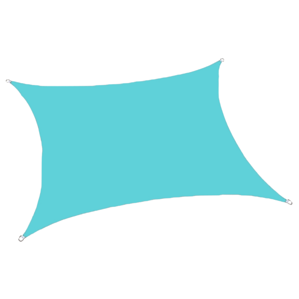 Vejrbestandigt Rektangulært Solsejl