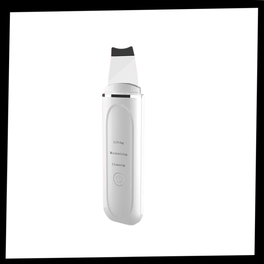 Ultrasonisk dybderensende ansigtsskrubber - Ozerty