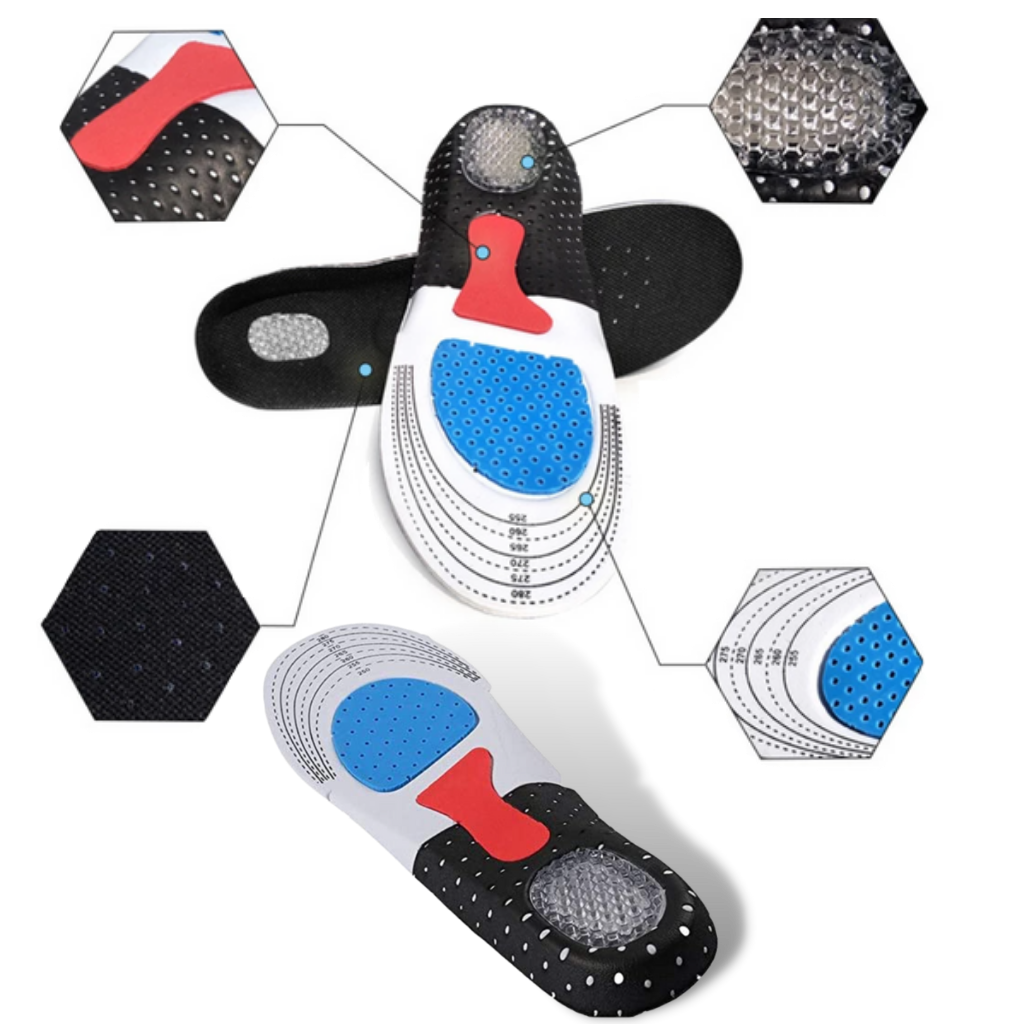 Unisex Gel Indlægssåler til Løbesko - Ozerty