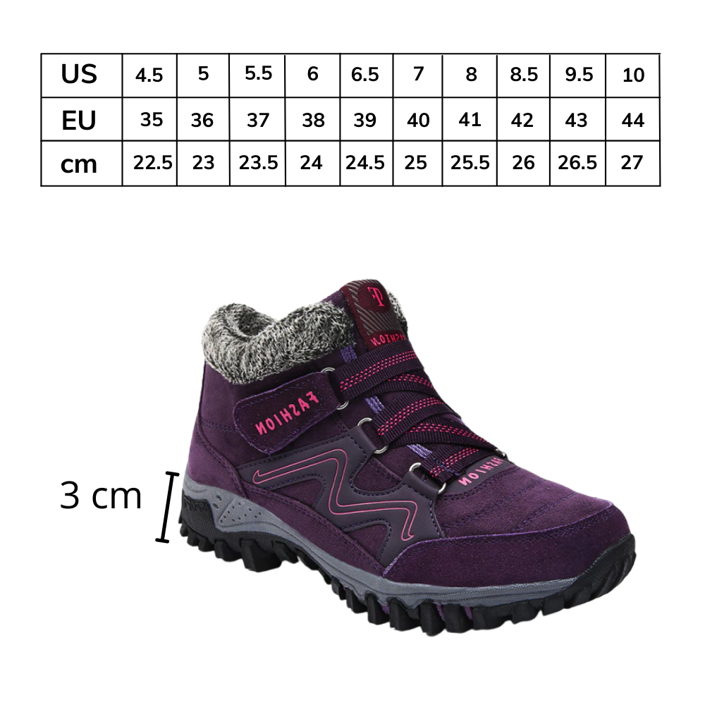 Vinterstøvler i læder - Ozerty