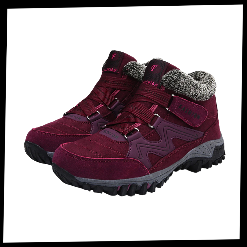 Vinterstøvler i læder - Ozerty