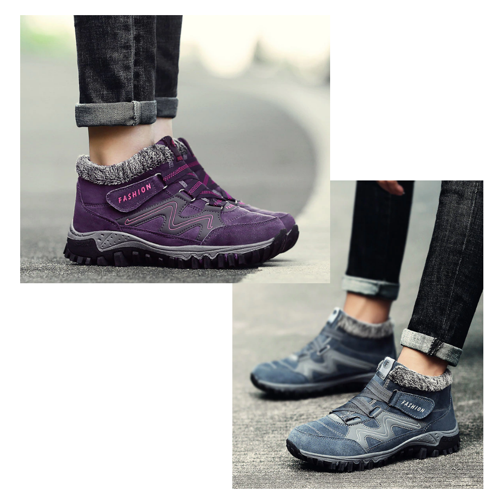 Vinterstøvler i læder - Ozerty