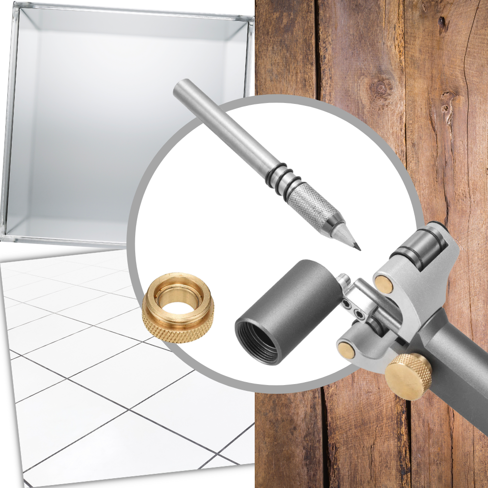 Skriveværktøj til træbearbejdning med dobbeltfunktion - Ozerty