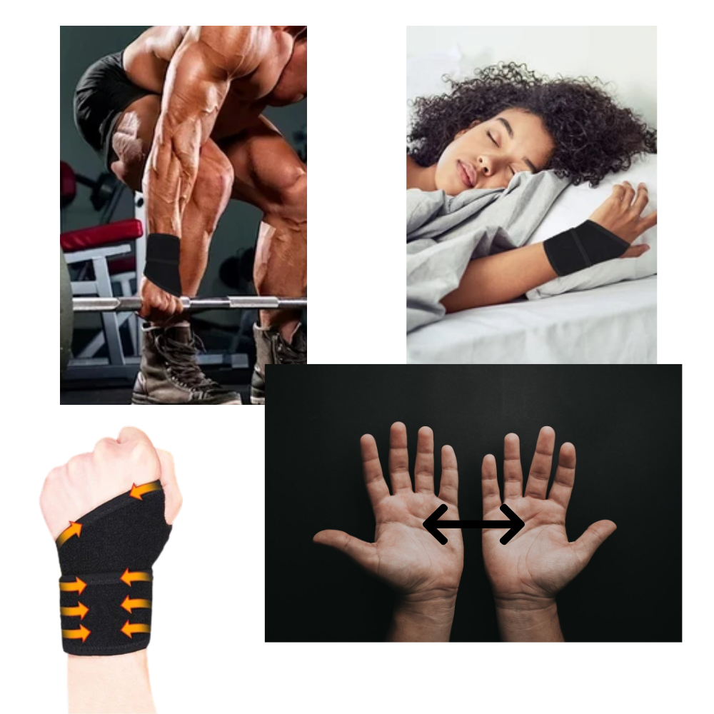 Åndbar professionel håndledsplaster - Ozerty