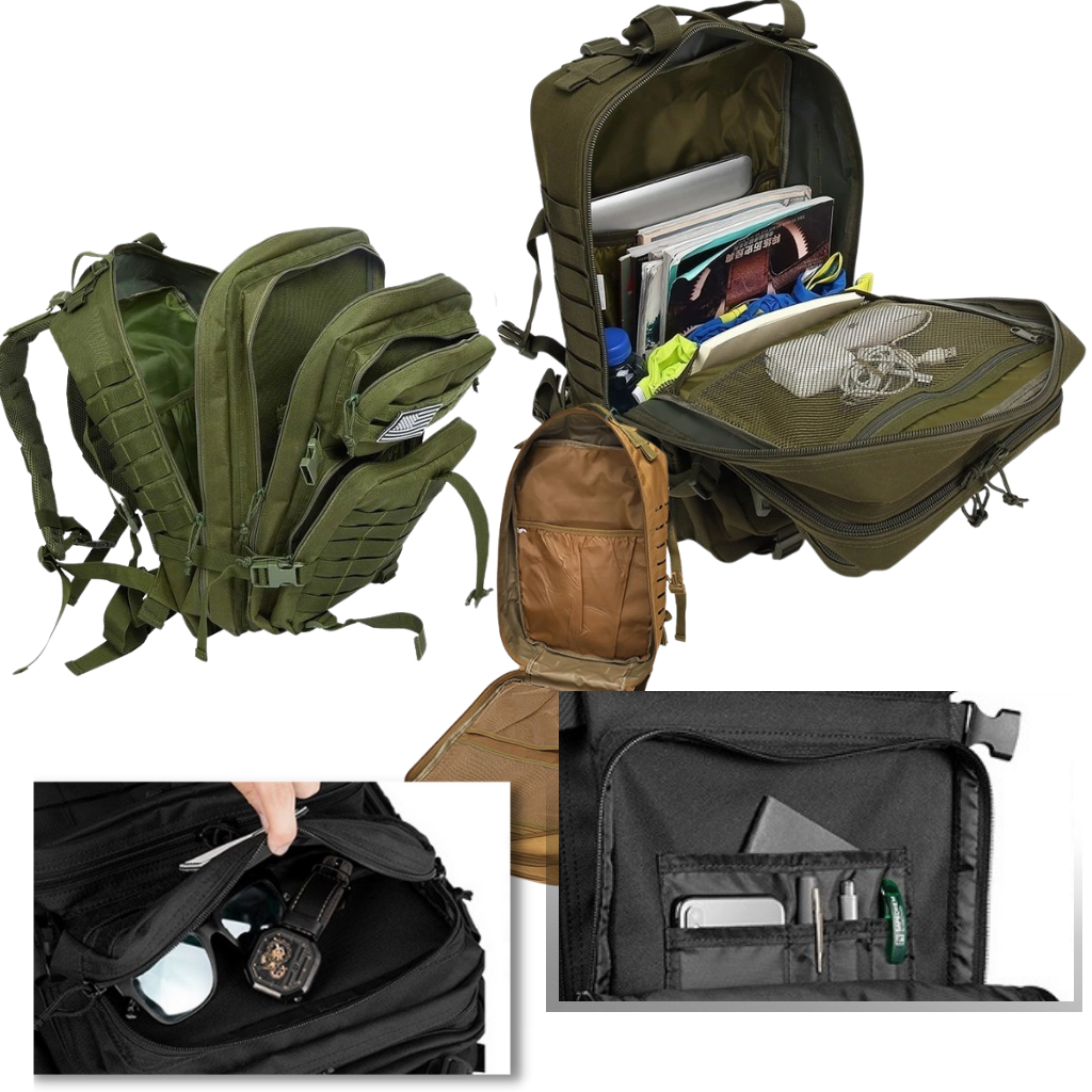 50L modstandsdygtig camp rygsæk - Ozerty