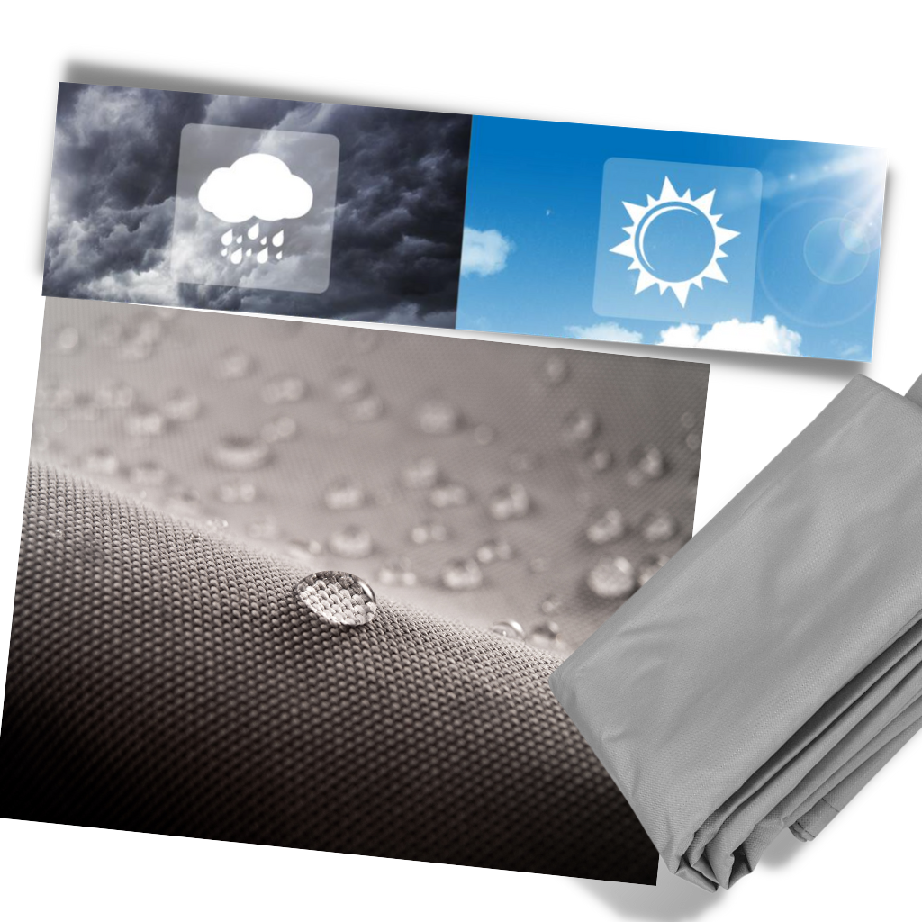 Vejrbestandigt Rektangulært Solsejl - Ozerty