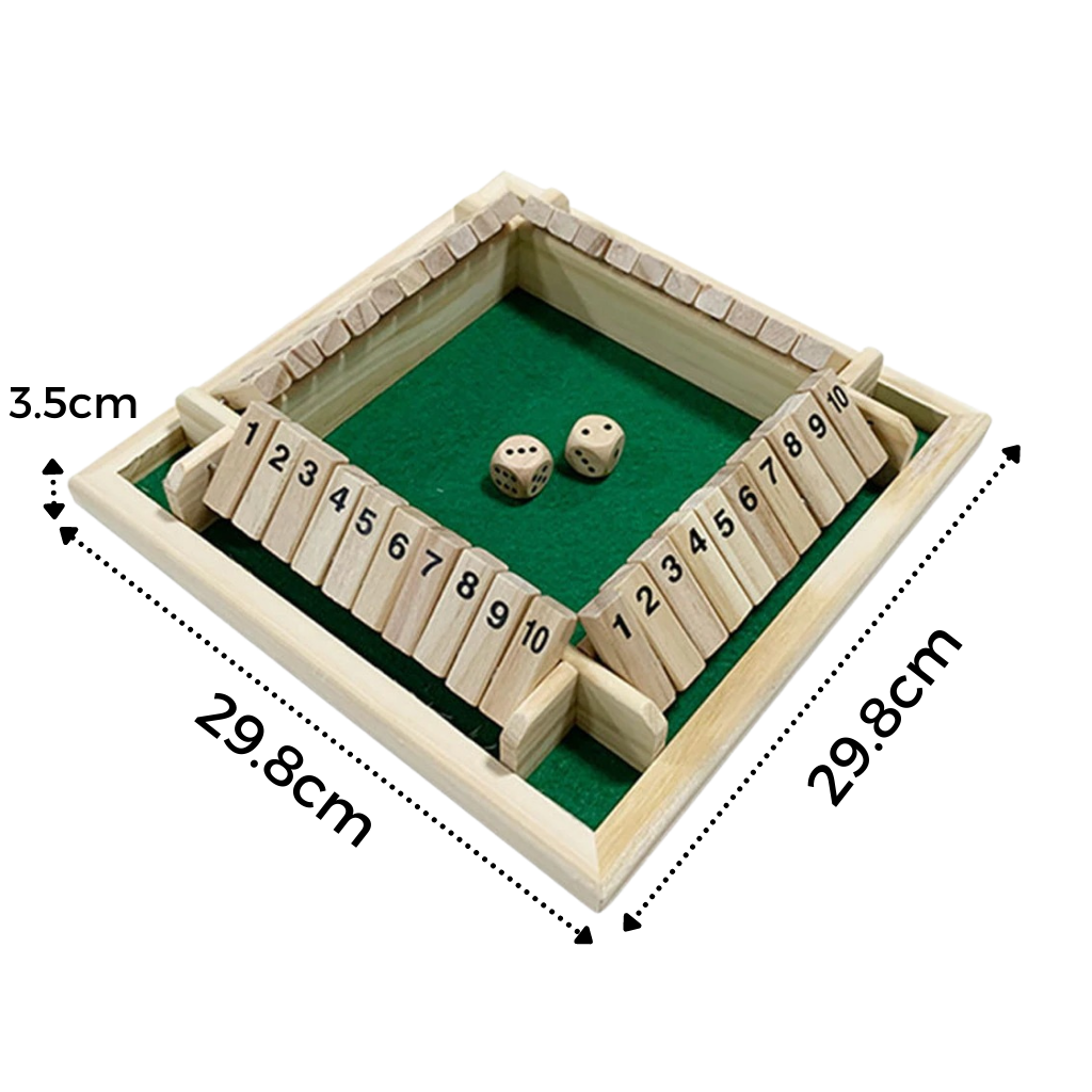 Terningespil i træ - Ozerty