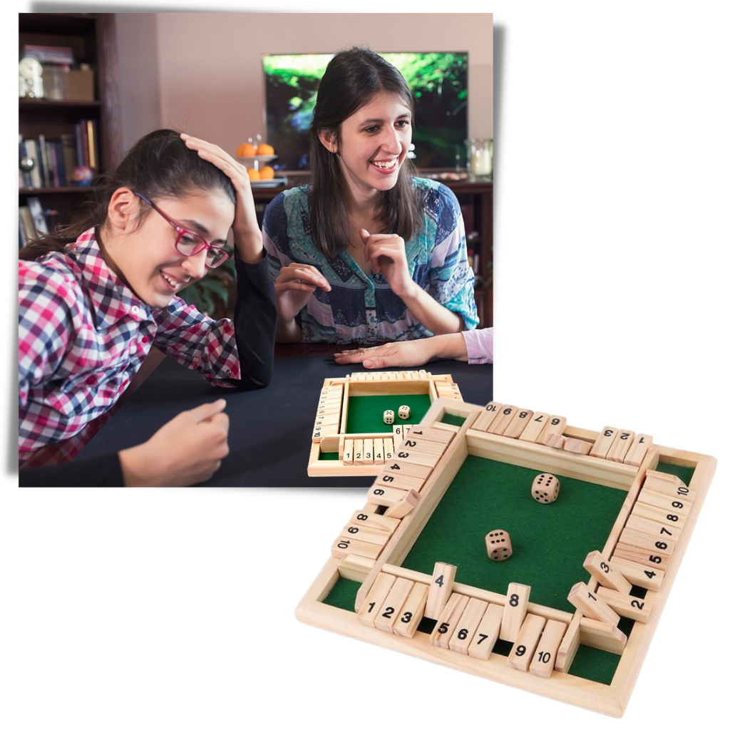 Terningespil i træ - Ozerty