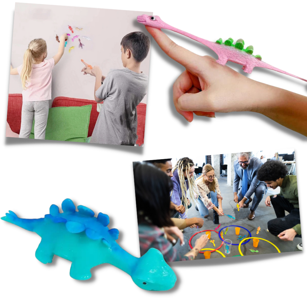 Klæbende Dinosaur fingerslangebøsse
- Ozerty