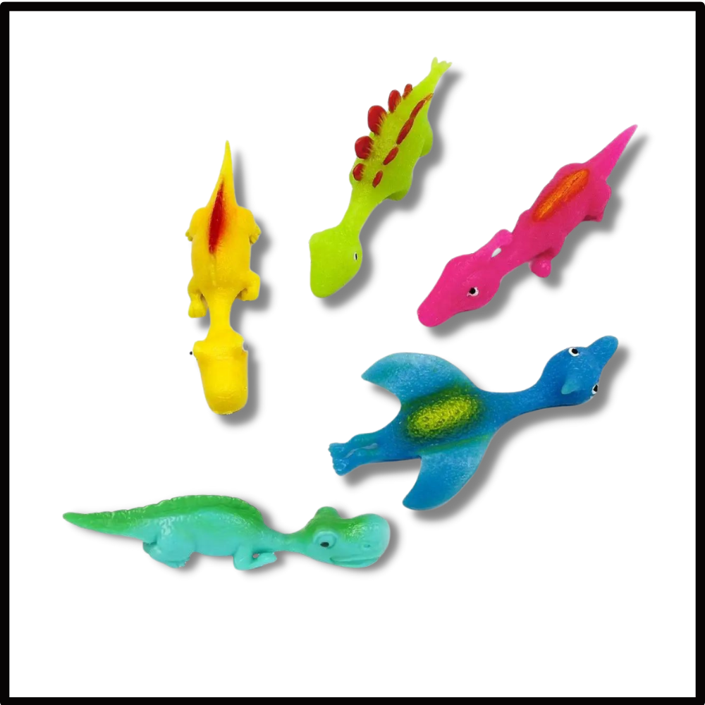 Klæbende Dinosaur fingerslangebøsse
- Ozerty