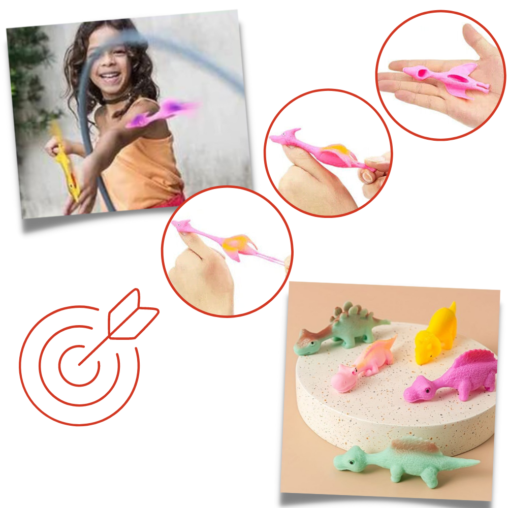 Klæbende Dinosaur fingerslangebøsse
- Ozerty