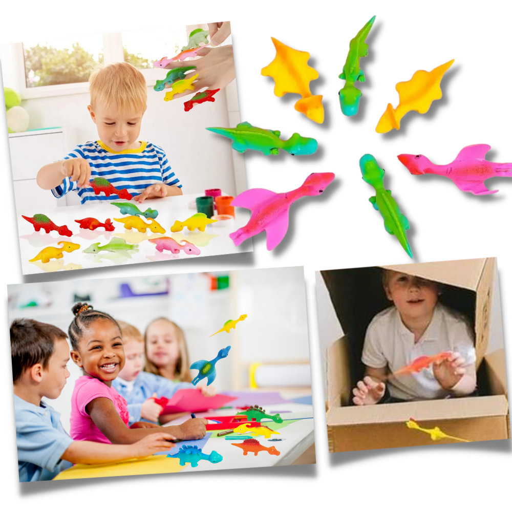 Klæbende Dinosaur fingerslangebøsse
- Ozerty