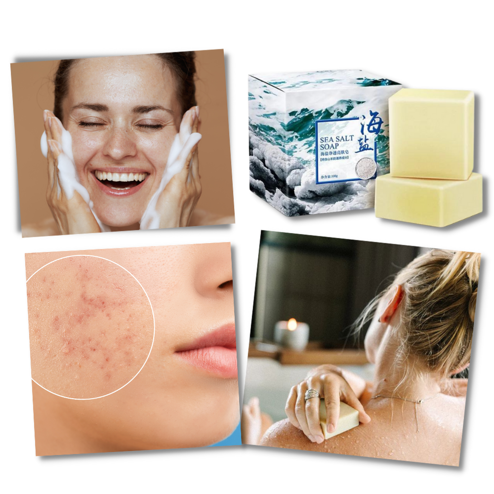 Naturlig sæbe med havsalt mod akne
- Ozerty