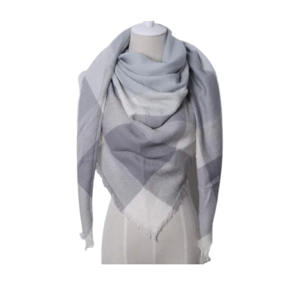 Ternet kashmirhalstørklæde med mohair-følelse
-Oslo - Ozerty