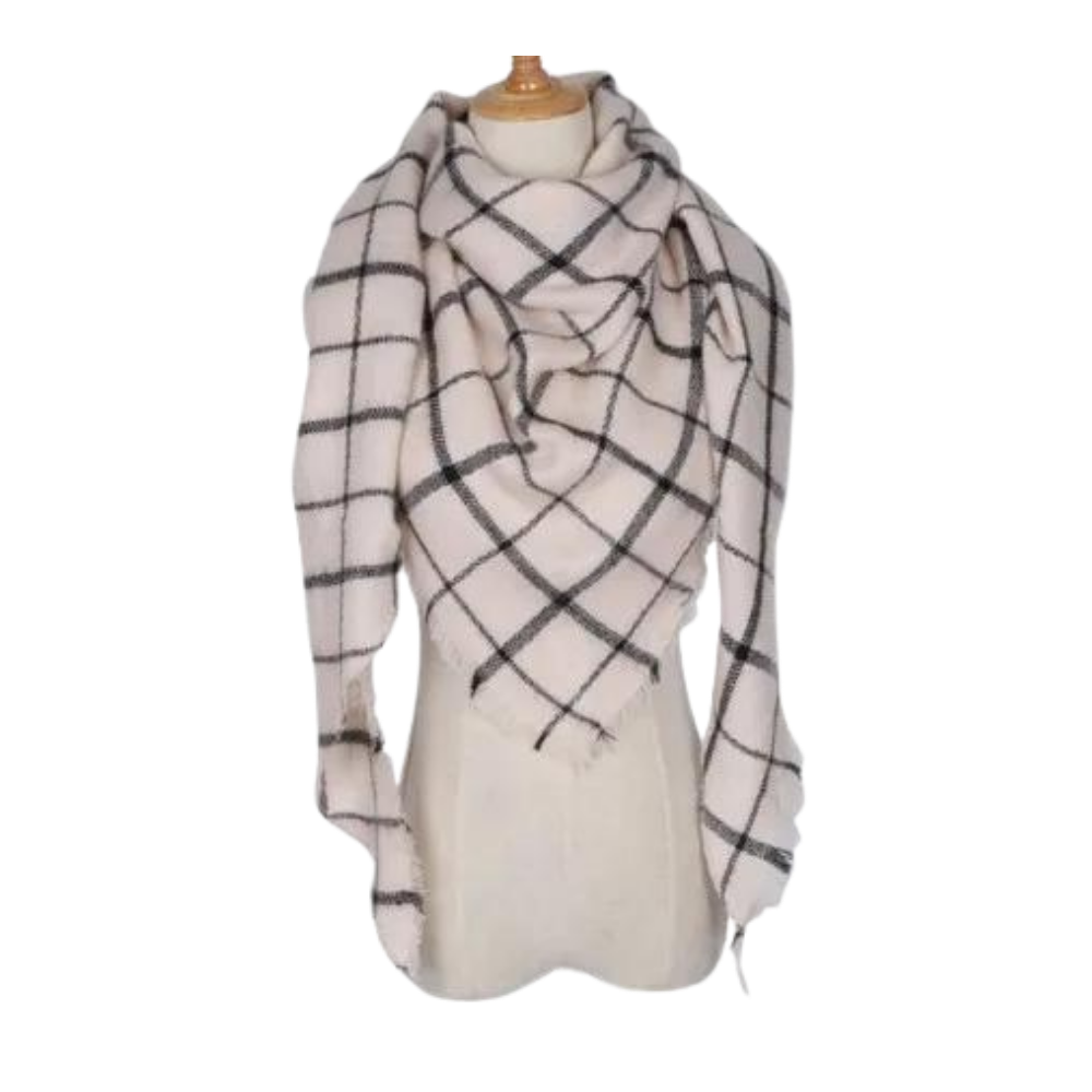 Ternet kashmirhalstørklæde med mohair-følelse
-Prag - Ozerty