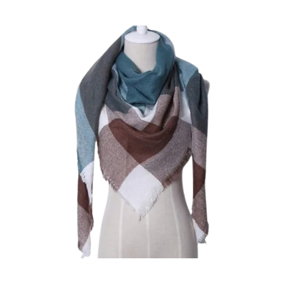 Ternet kashmirhalstørklæde med mohair-følelse
-Rom - Ozerty