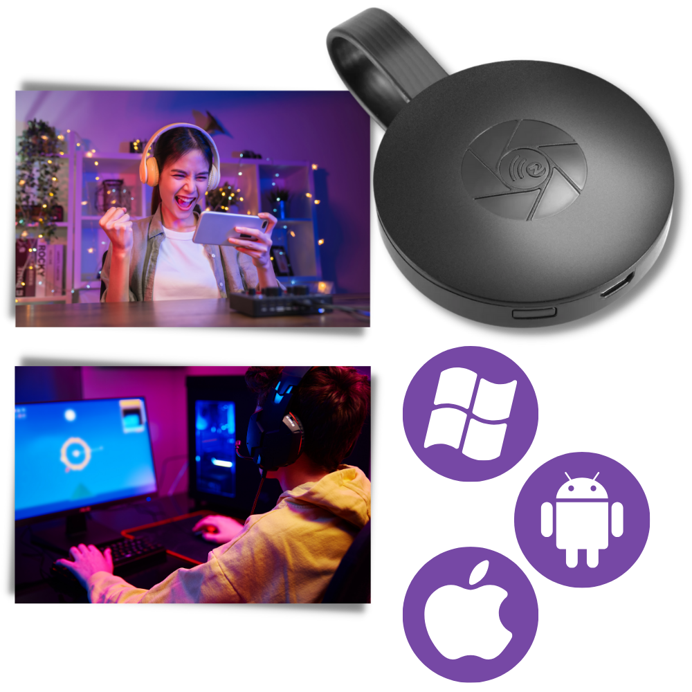 TV-stik HDMI Dongle til telefonprojektering
- Ozerty