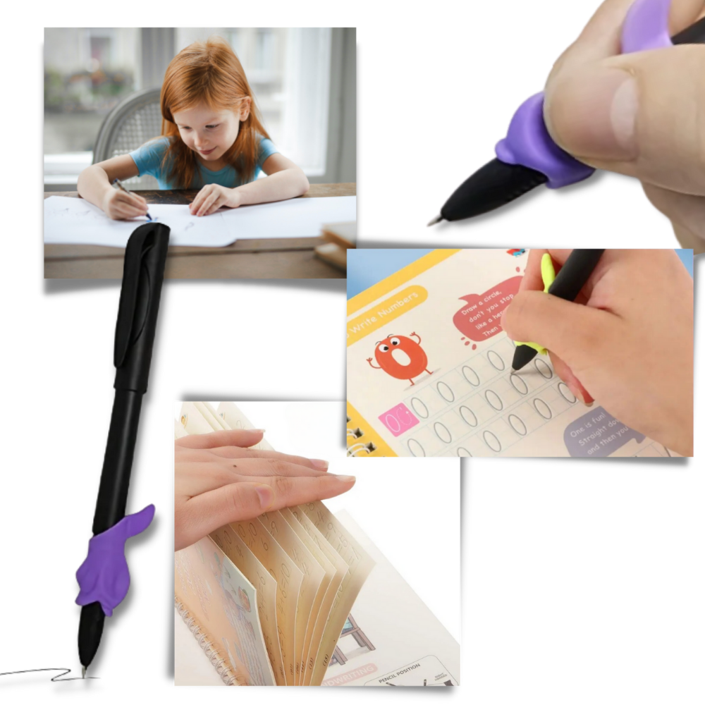 Skrivebøger med øvelser til at skrive og viske af
- Ozerty