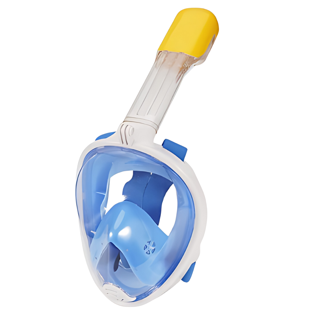 Snorkelmaske med 180° panoramaudsyn

 -Blå/BørnBlå/TeenagerBlå/Voksen - Ozerty