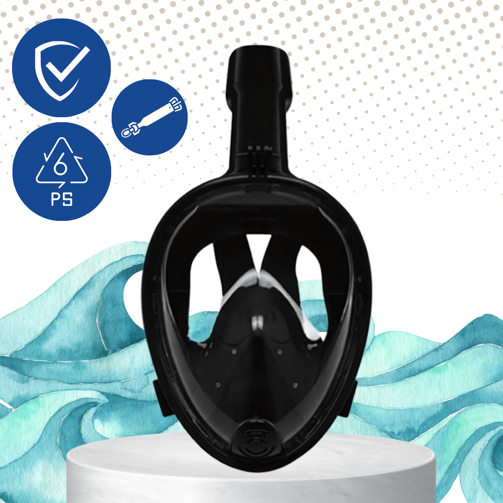 Snorkelmaske med 180° panoramaudsyn

 - Ozerty