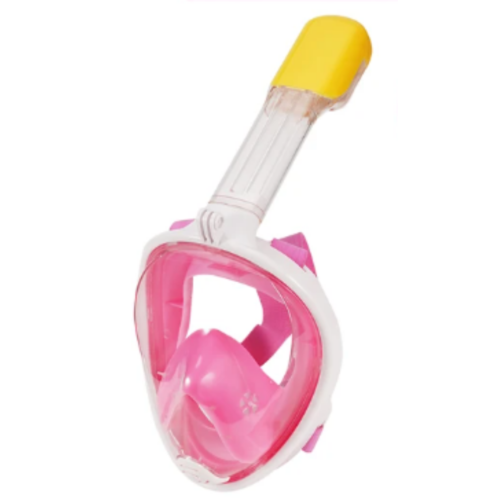 Snorkelmaske med 180° panoramaudsyn

 -Pink/BørnPink/TeenagerPink/Voksen - Ozerty