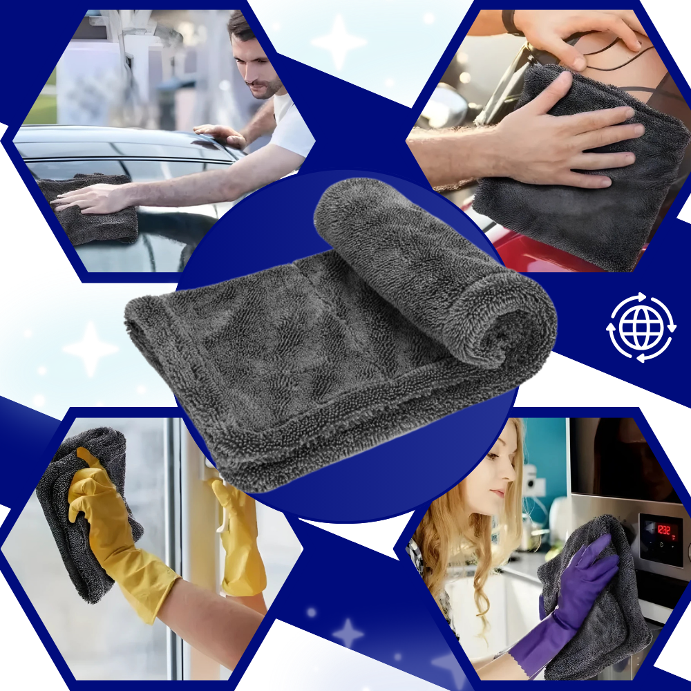 Absorberende Mikrofiber Glasklud - Ozerty