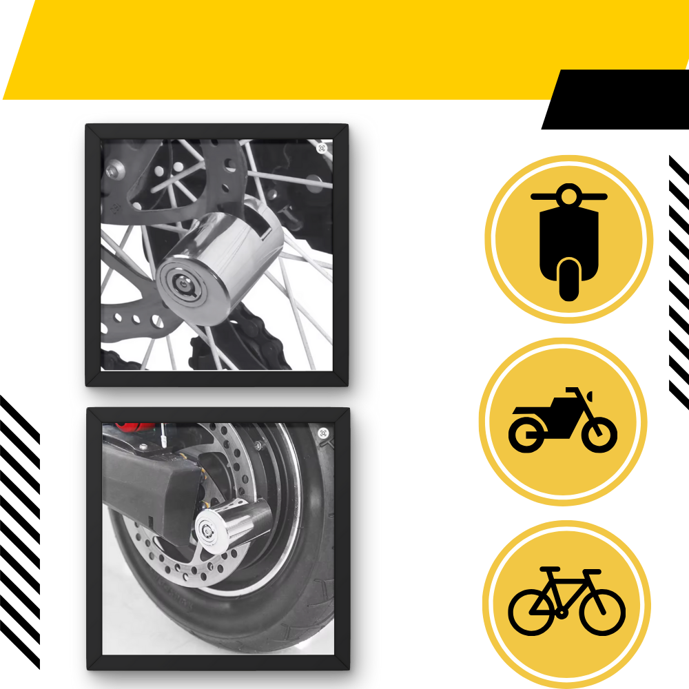 Aluminium Tyverisikringslås til Cykel - Ozerty