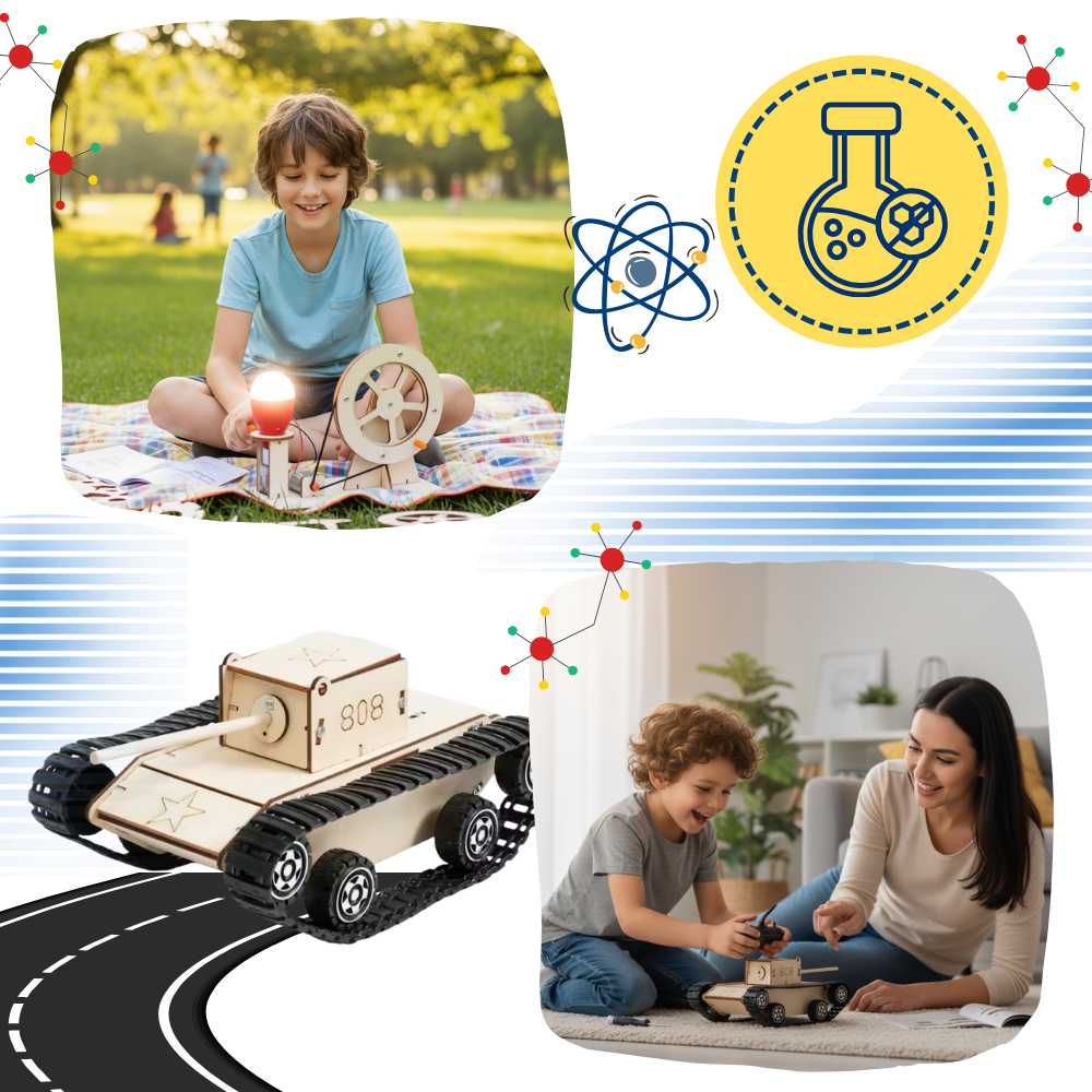 Videnskabeligt Træsamlesæt - Ozerty