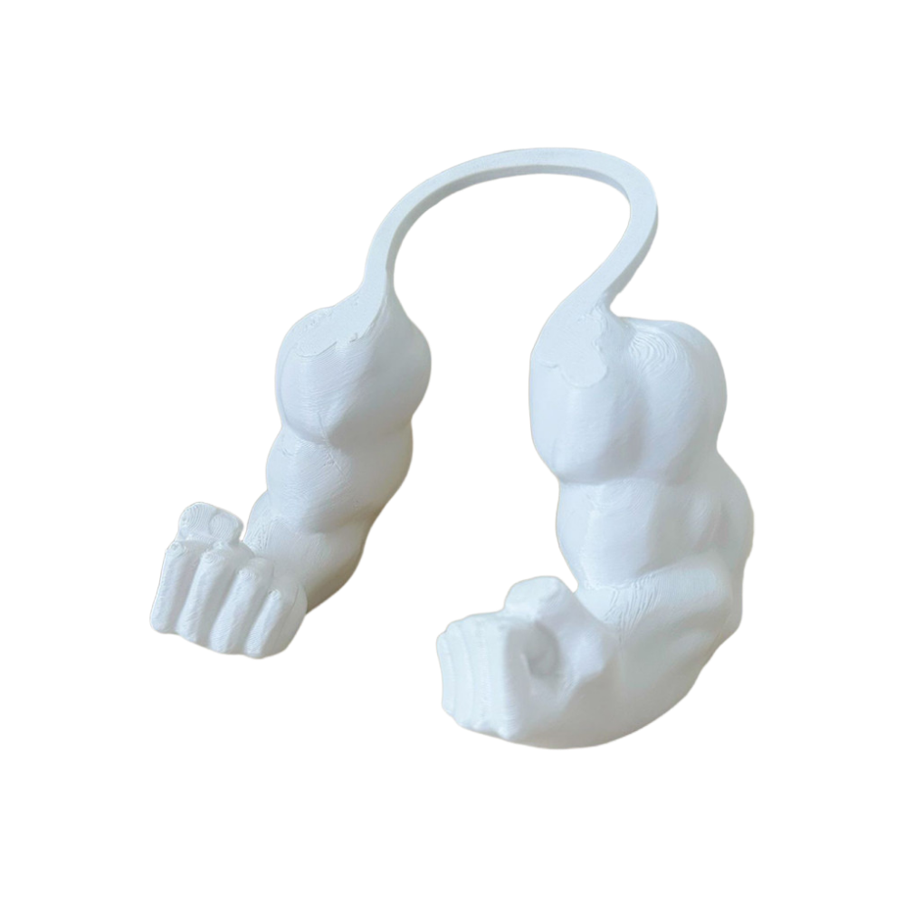 Bodybuilder Kattekostume -Hvid - Ozerty