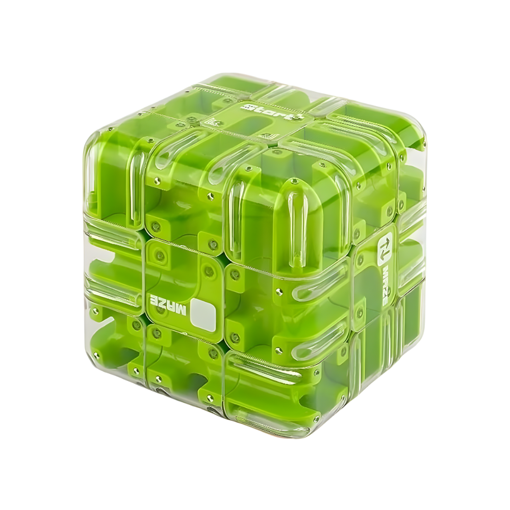 Hjernetræner Maze Cube -Grøn - Ozerty