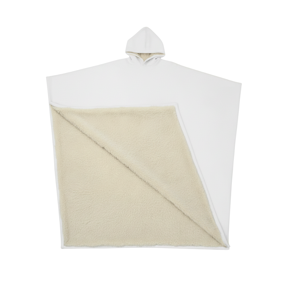 Beroligende Vægtet Kappe-hoodie -Hvid - Ozerty