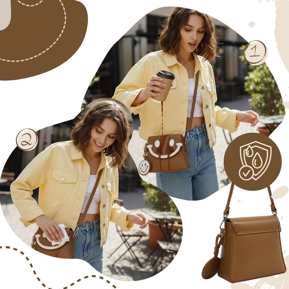 Crossbody-taske Med Muntert Smil - Ozerty