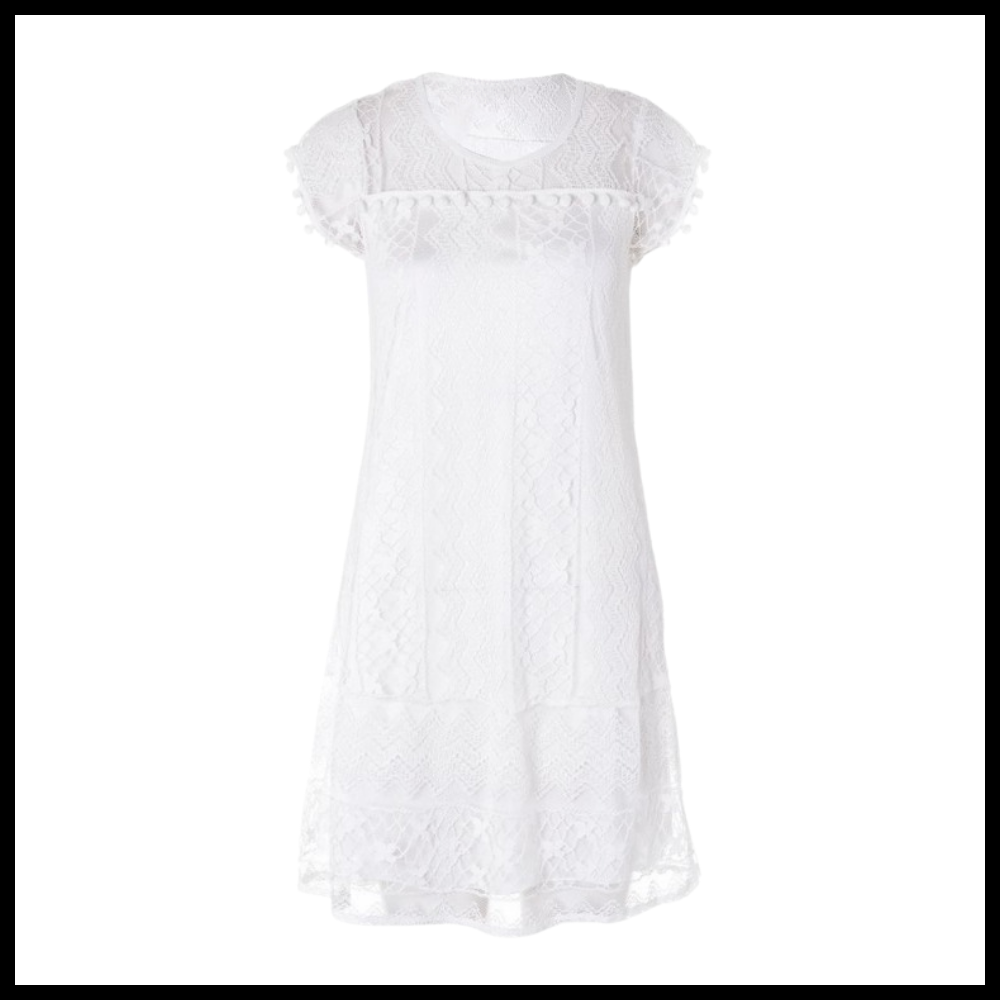 Elegant Boho-kjole med blonder

 - Ozerty