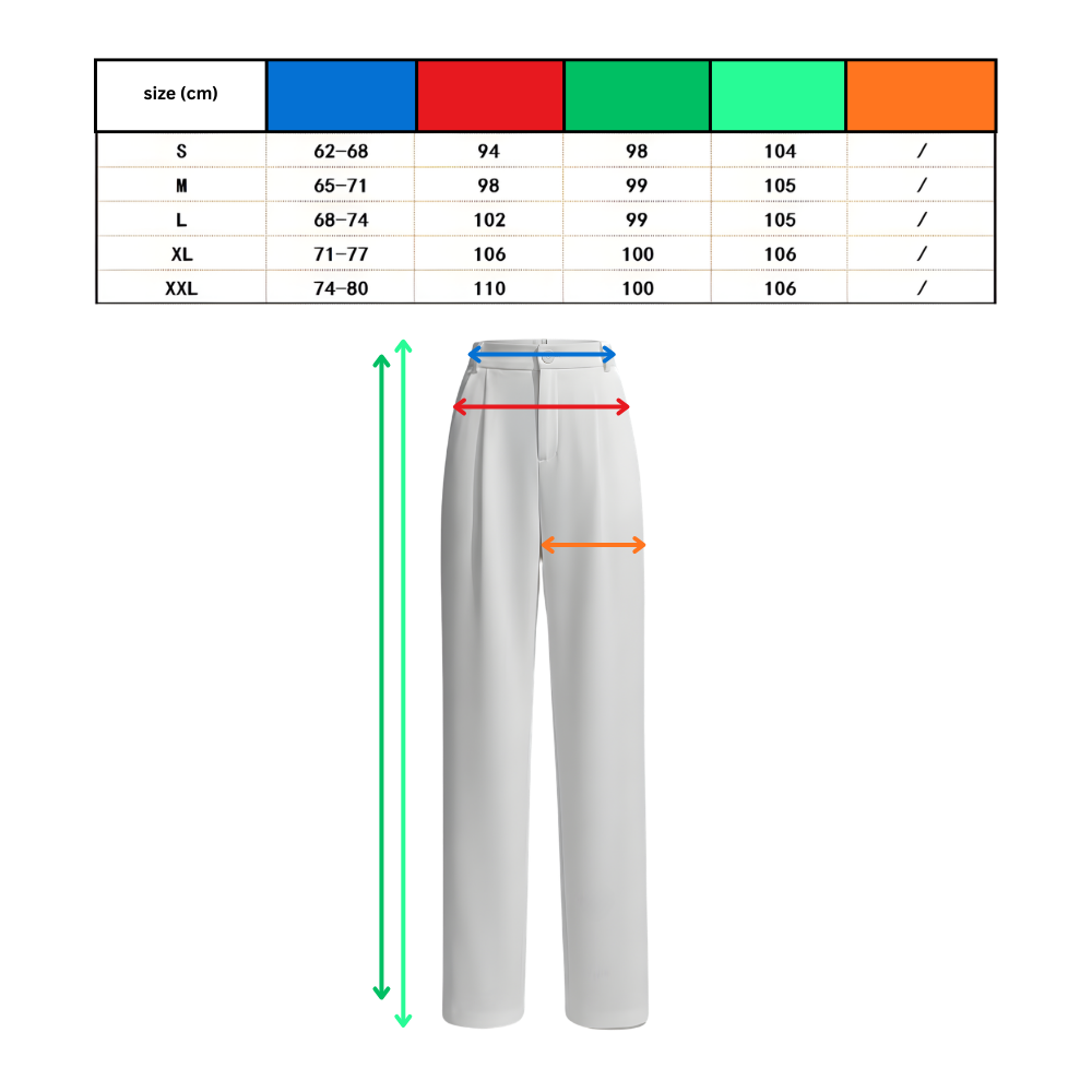 Chic Composure bukser med brede ben - Ozerty
