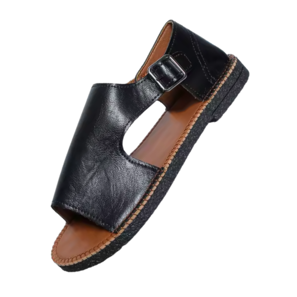 Chic Vintage Ortopædiske Sandaler -Sort - Ozerty
