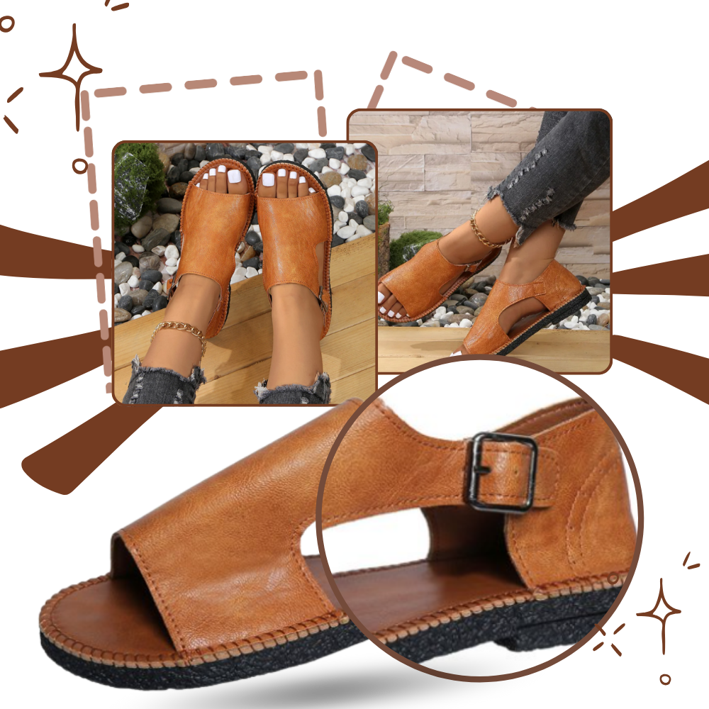 Chic Vintage Ortopædiske Sandaler - Ozerty