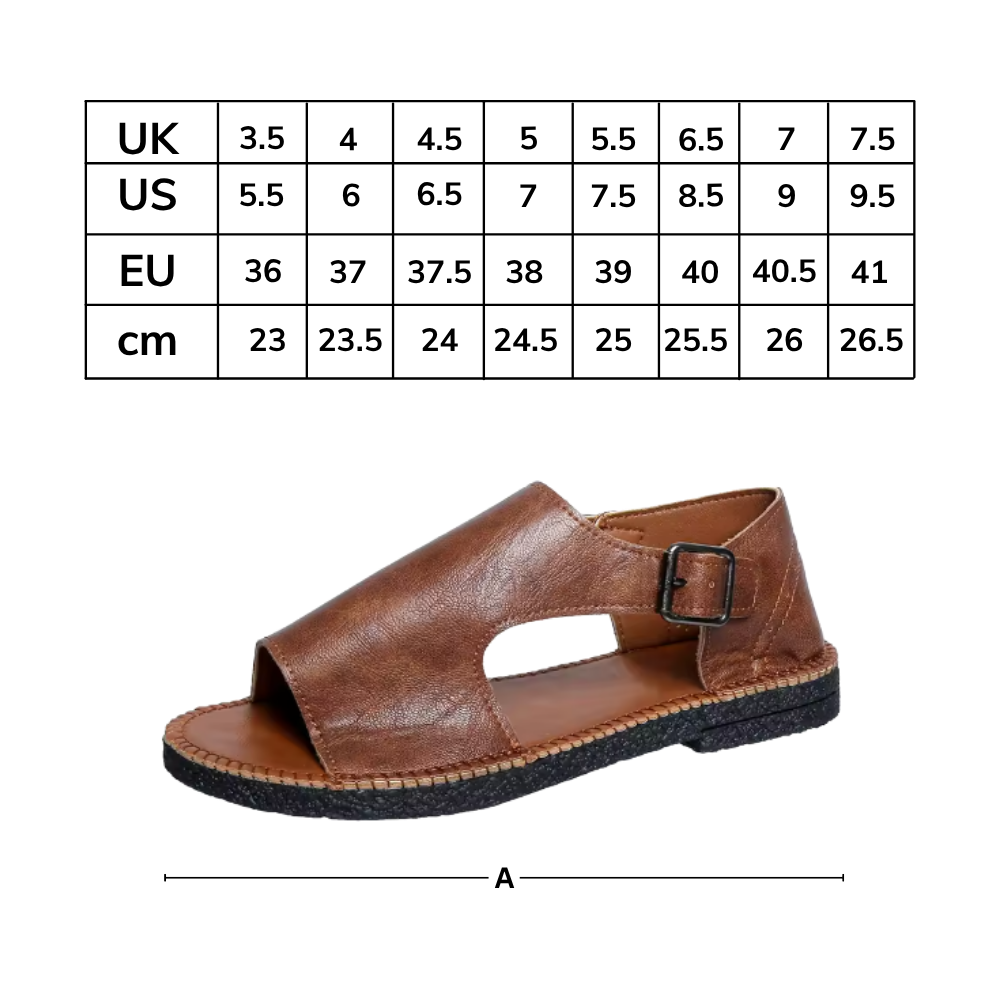 Chic Vintage Ortopædiske Sandaler - Ozerty