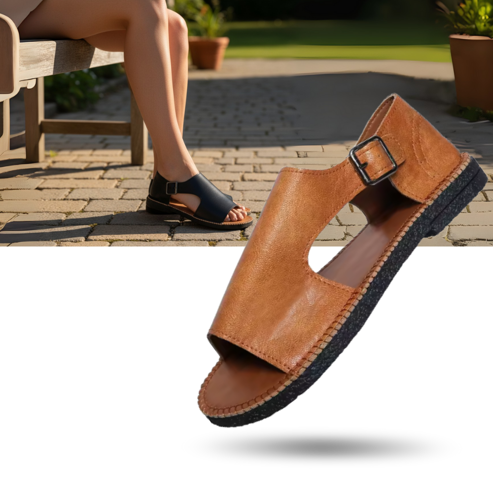 Chic Vintage Ortopædiske Sandaler - Ozerty