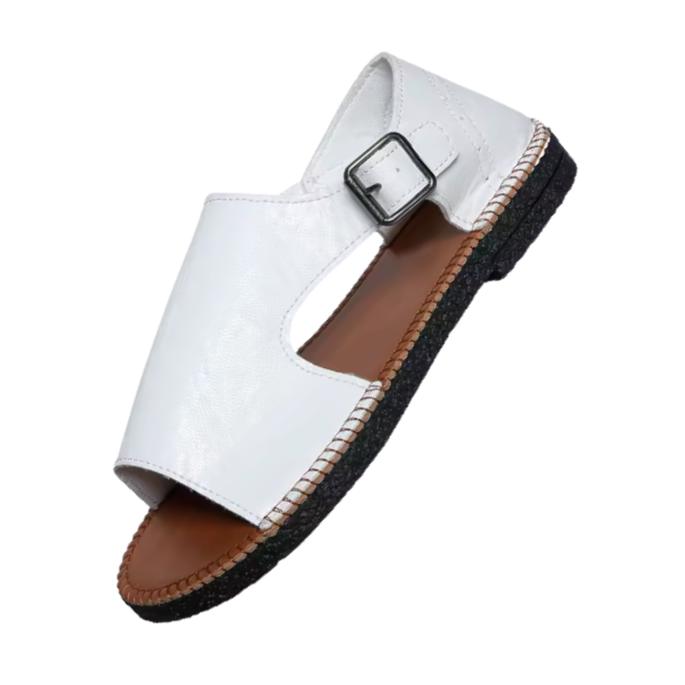 Chic Vintage Ortopædiske Sandaler -Hvid - Ozerty