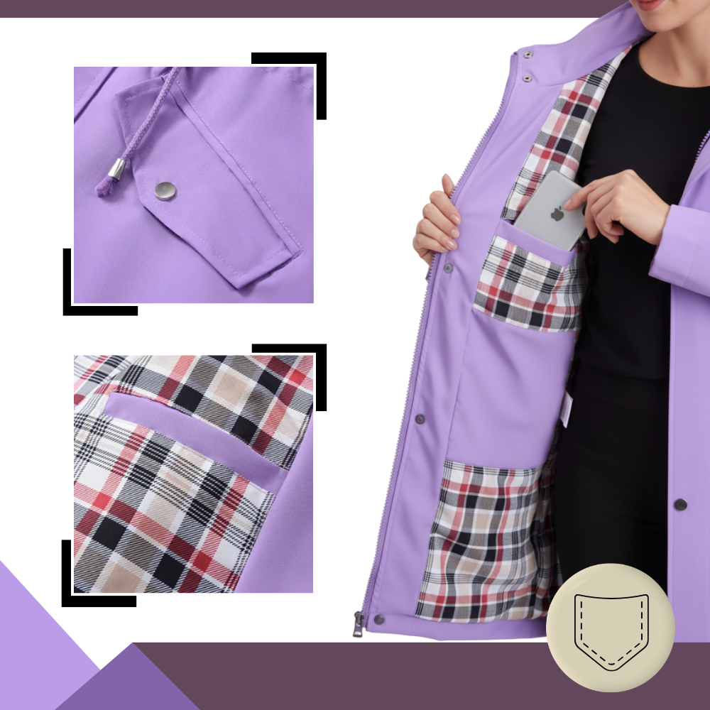 Chic Vandtæt Frakke - Ozerty