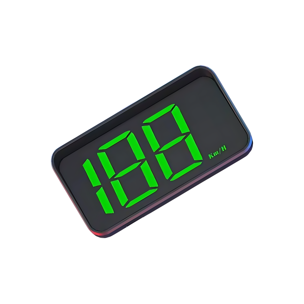 Projektor Fartmåler til Forruden -Grønt lys - Ozerty
