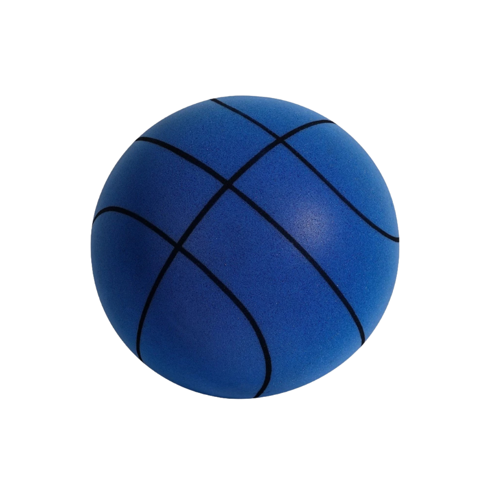 Farvesjov lydløs basketball

 -Blå/24 cm/9,4 tommer - Ozerty